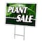 Signmission Plant Sale Yard Sign & Stake outdoor plastic coroplast window, C-1824 Plant Sale C-1824 Plant Sale - alternate 1